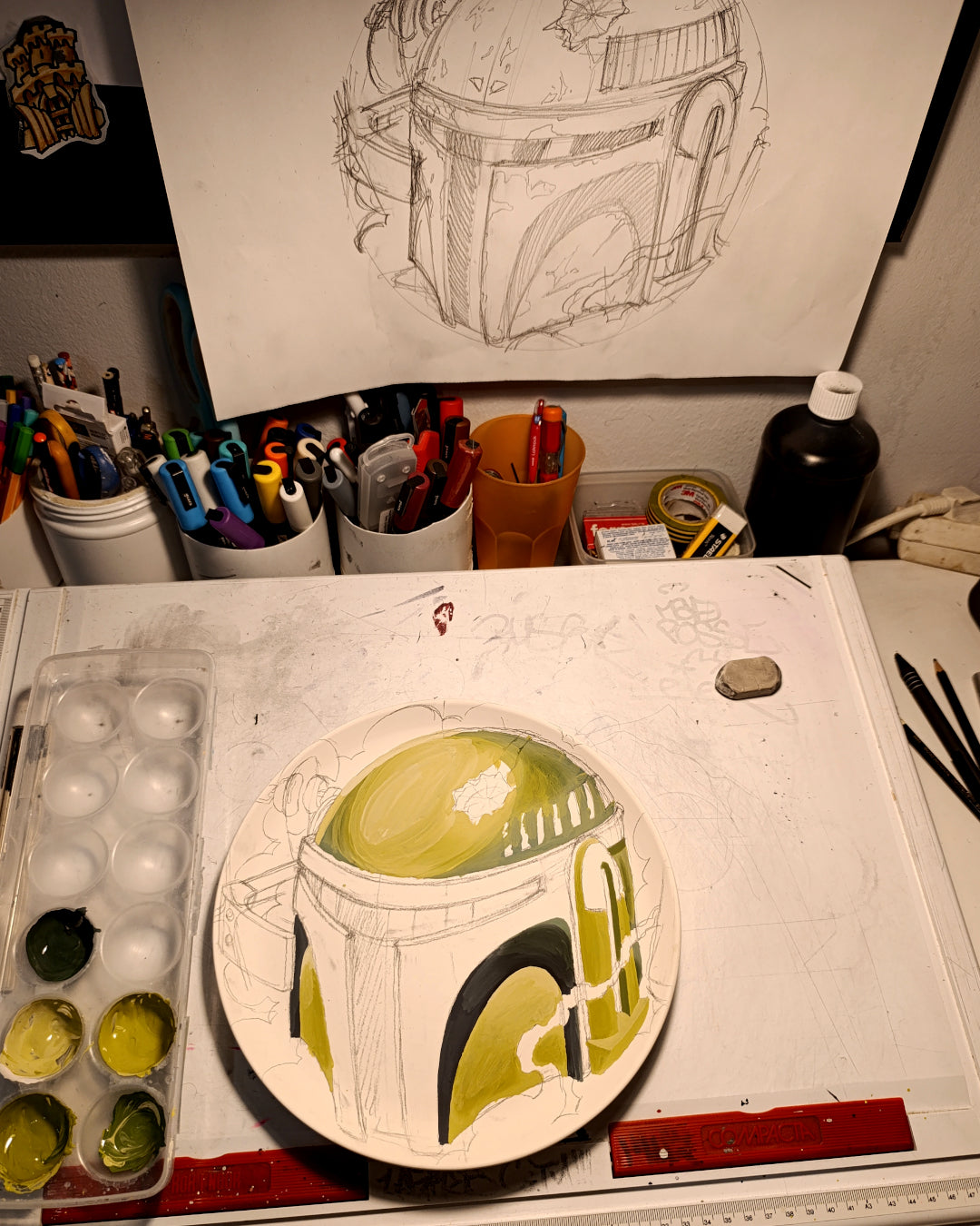 Boba Fett Helmet Plate