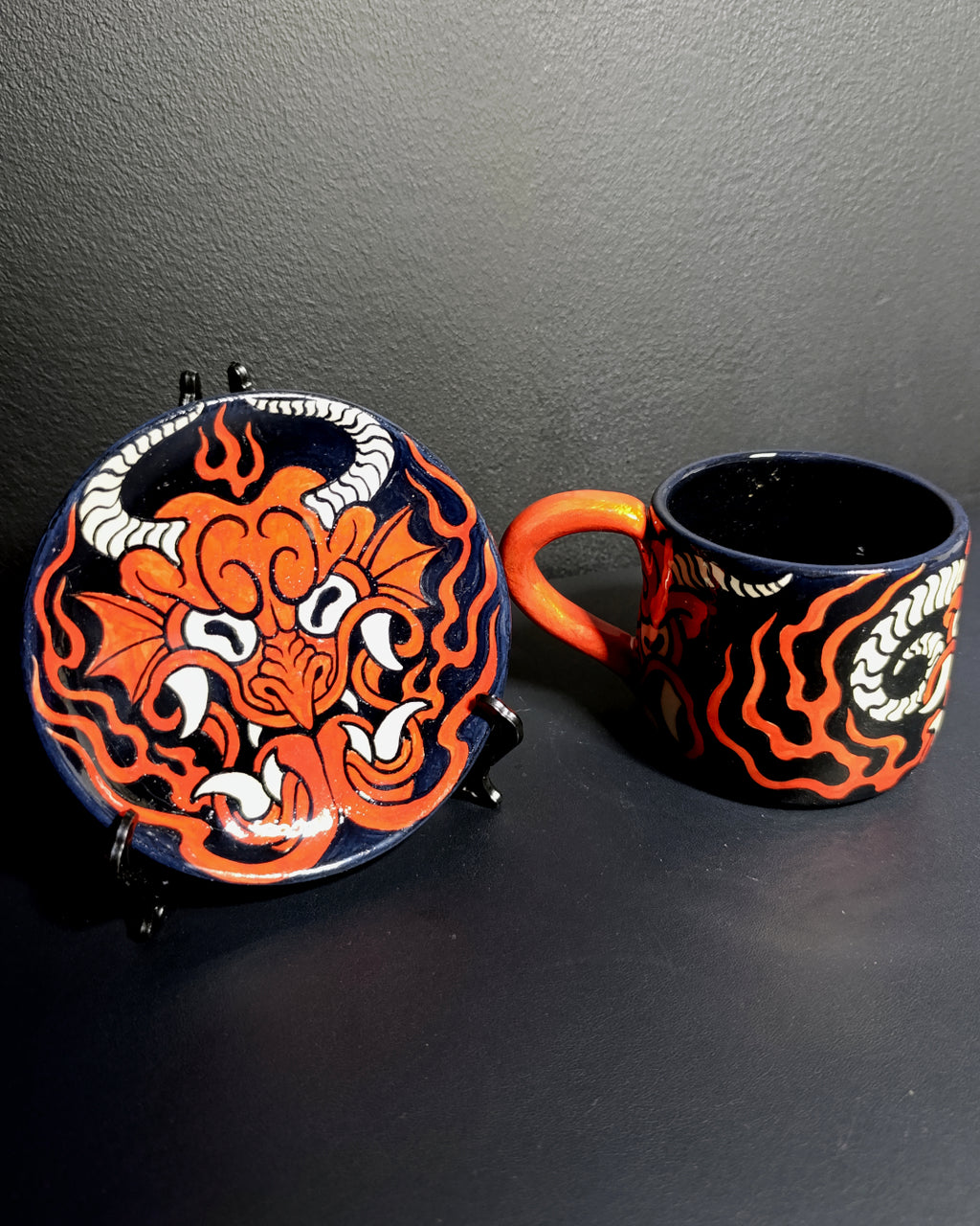 Devil Cup & Saucer Set