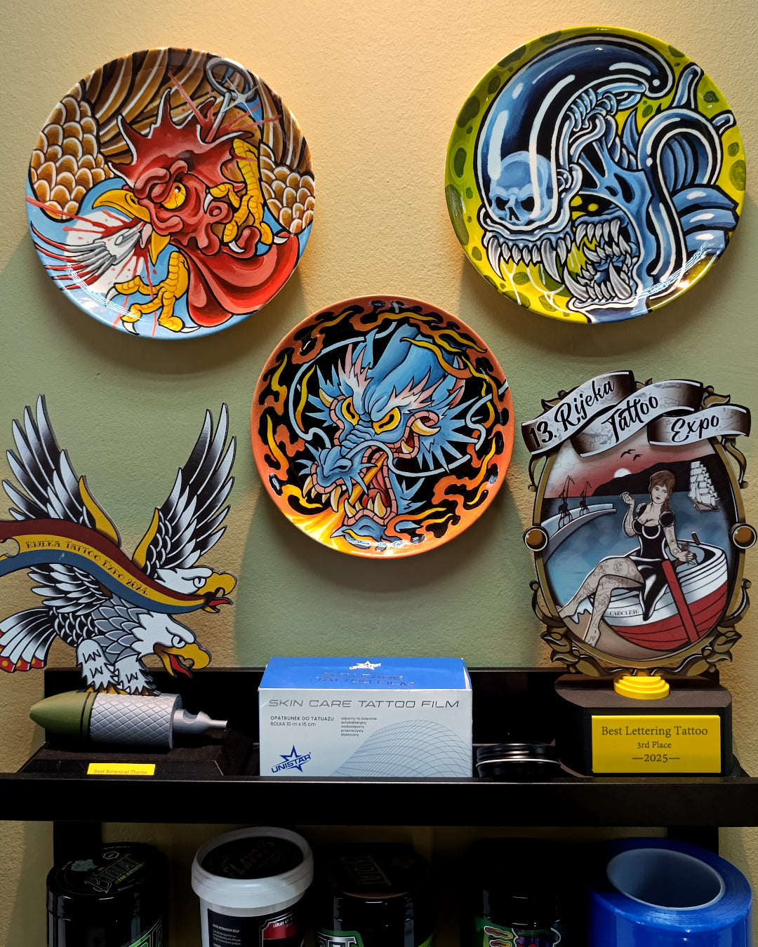 Ondori tattoo studio Plates
