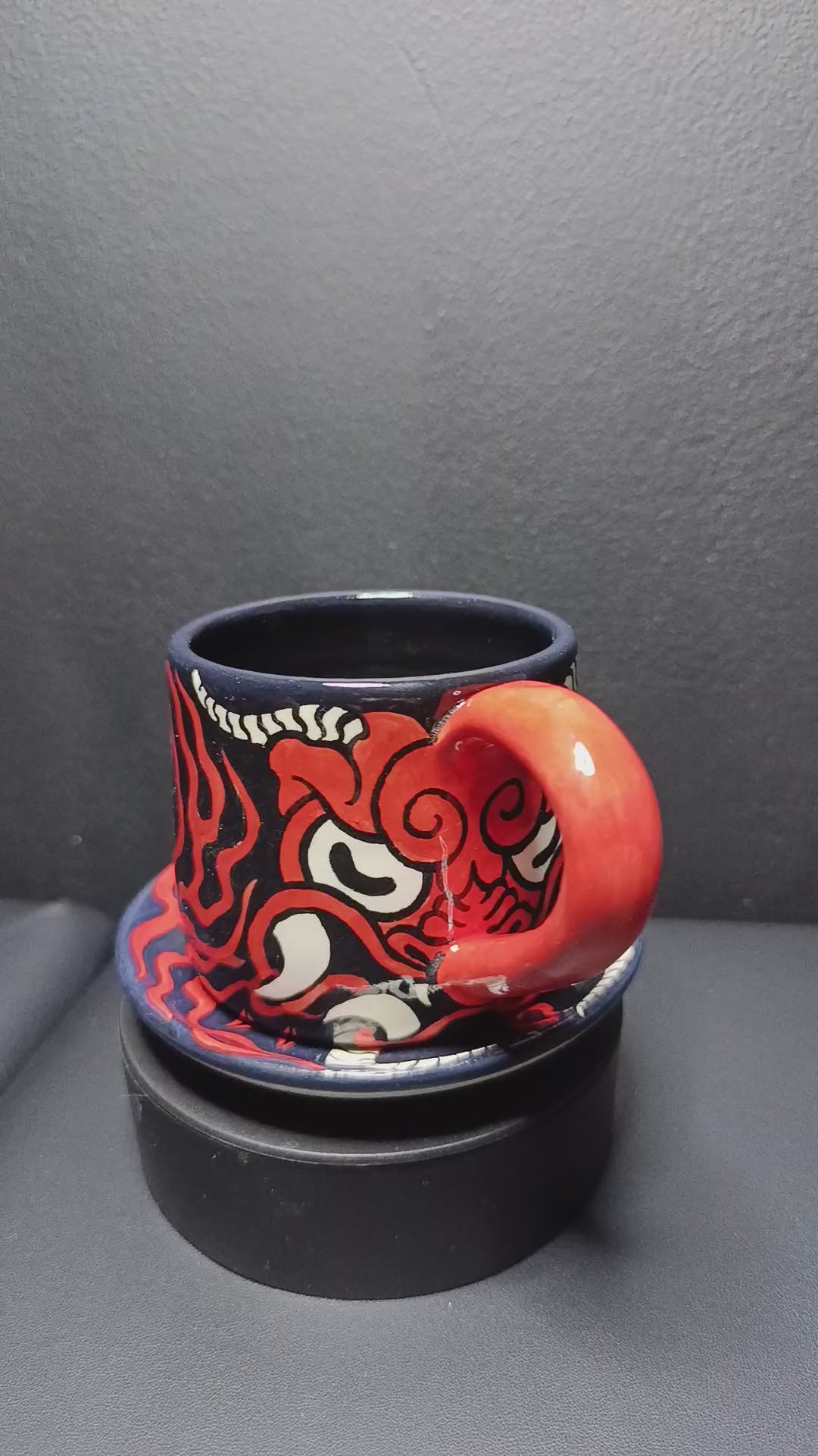 Devil Cup & Saucer Set