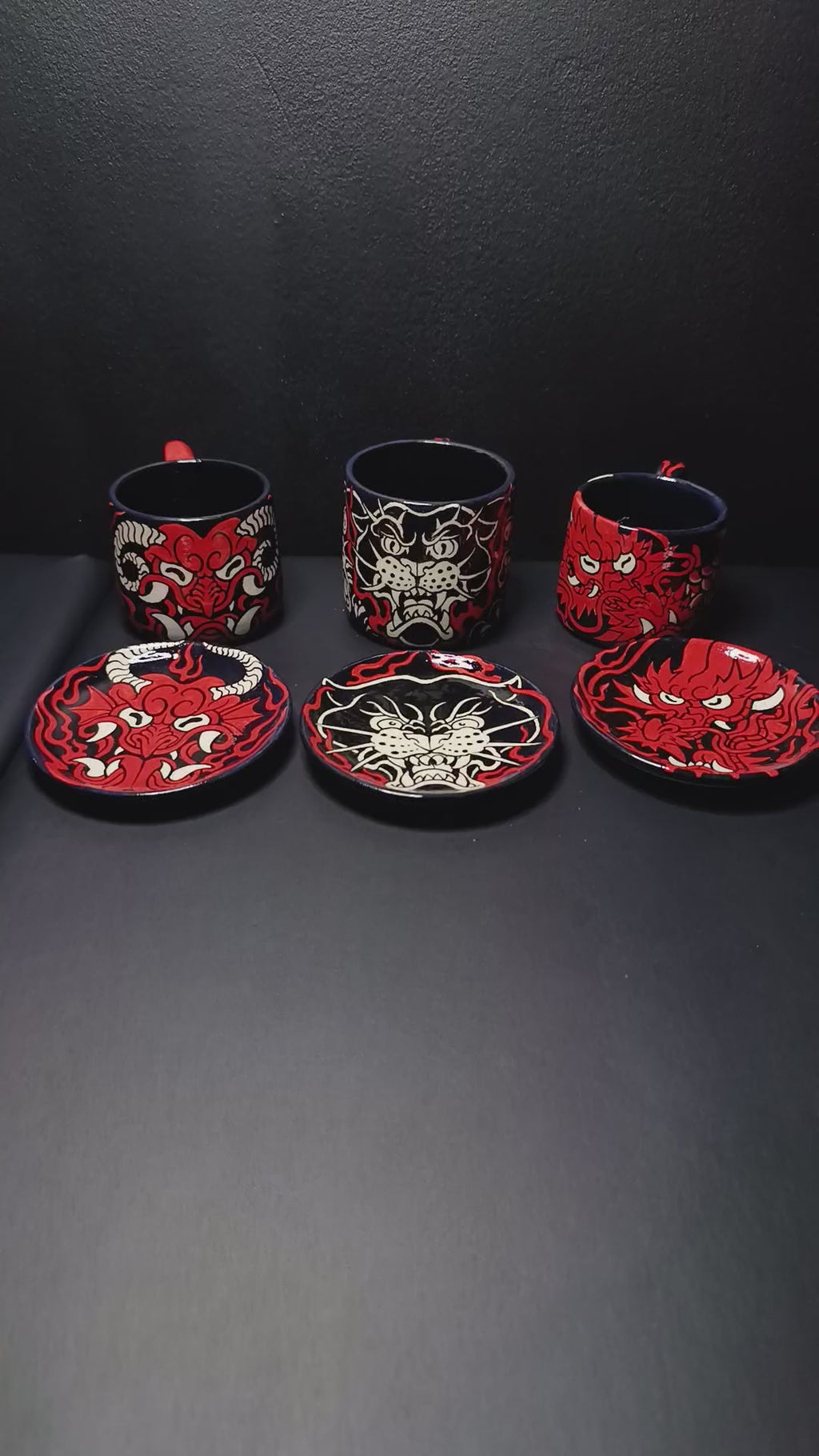 Devil Cup & Saucer Set