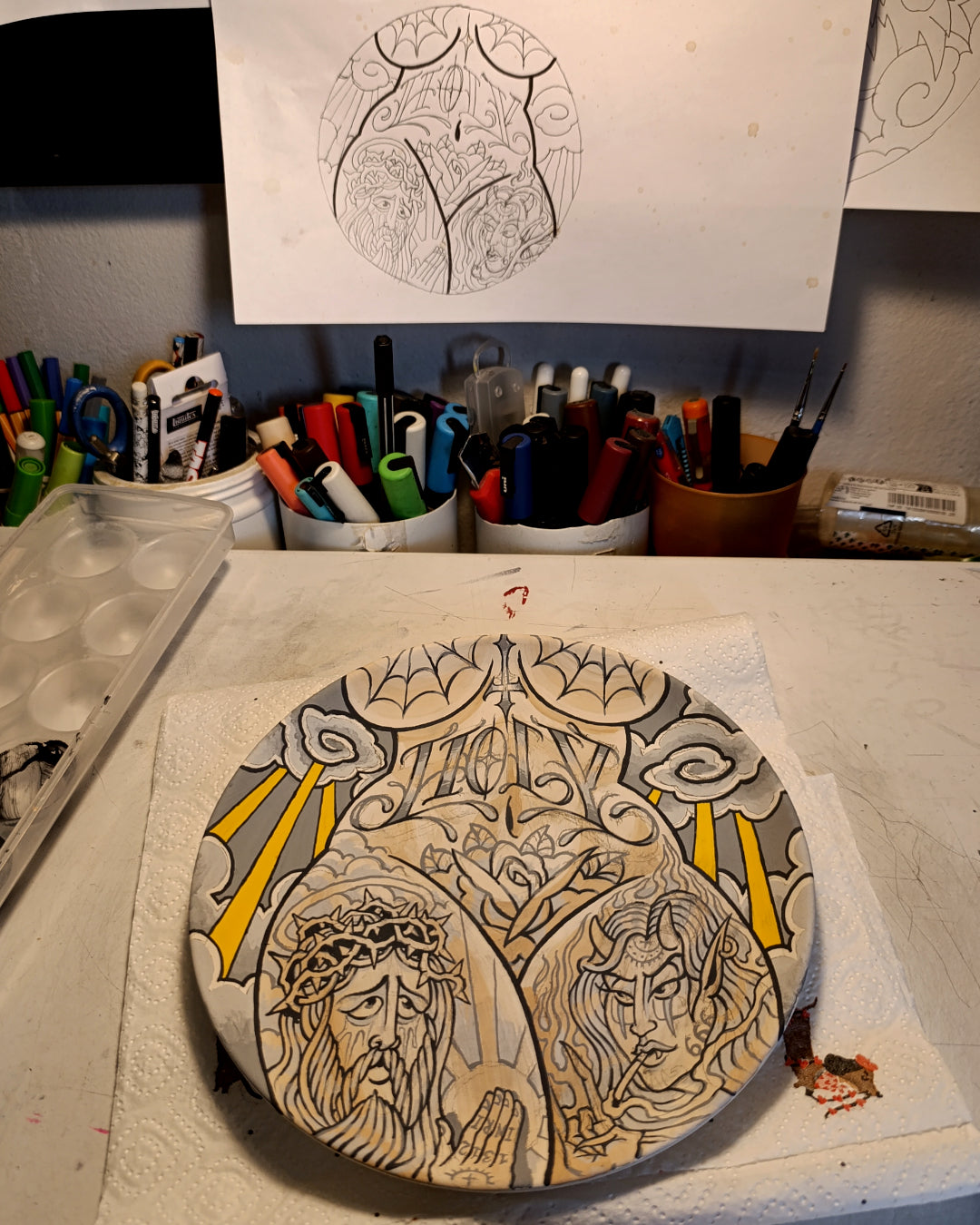 Tattooed Woman Figure 1